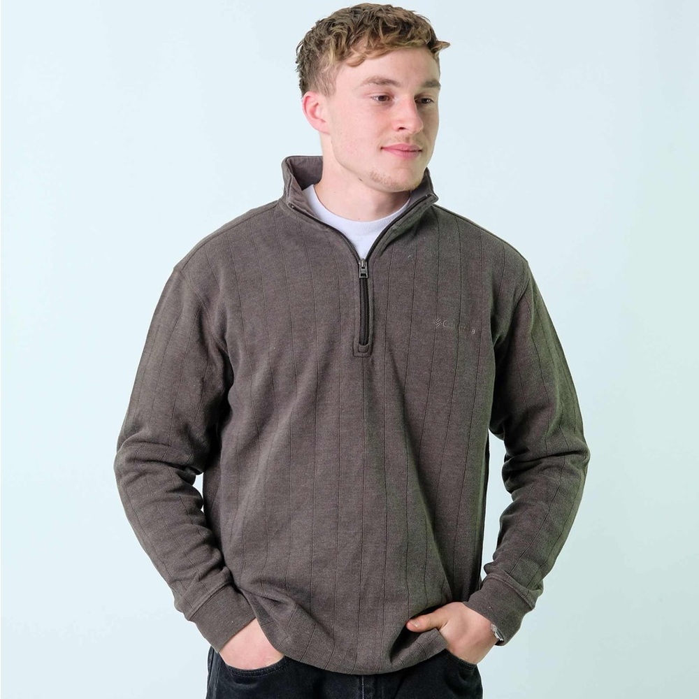 Columbia Charcoal Grey Quarter-Zip Men’s Pullover
